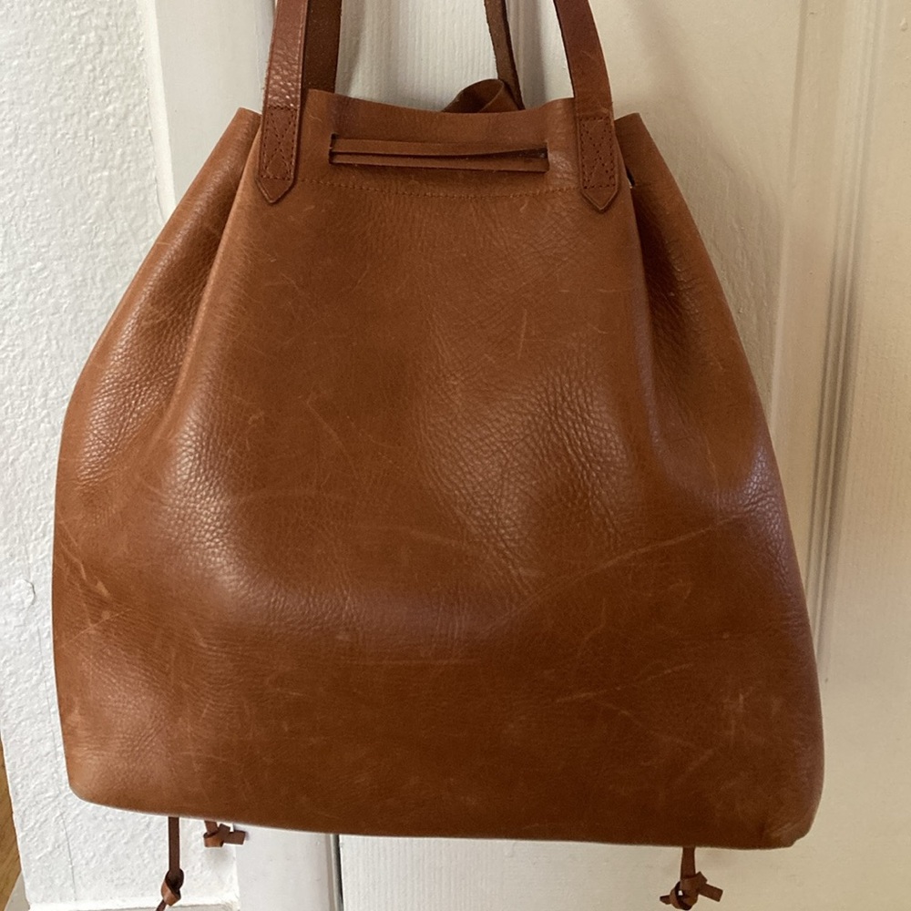 Madewell Leather Bucket Bag